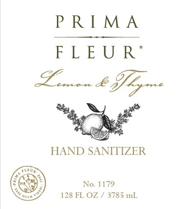 gal front label - Prima Fleur Lemon Thyme gal front